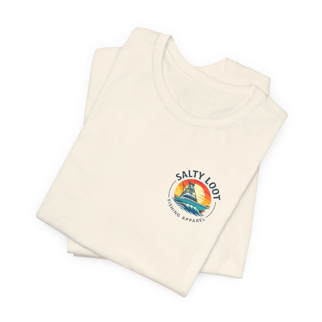 Sunset Boating Tee, Beach Lover Gift, Unisex Summer Shirt, Nautical Tee, Ocean Vibes Apparel, Vacation T-Shirt