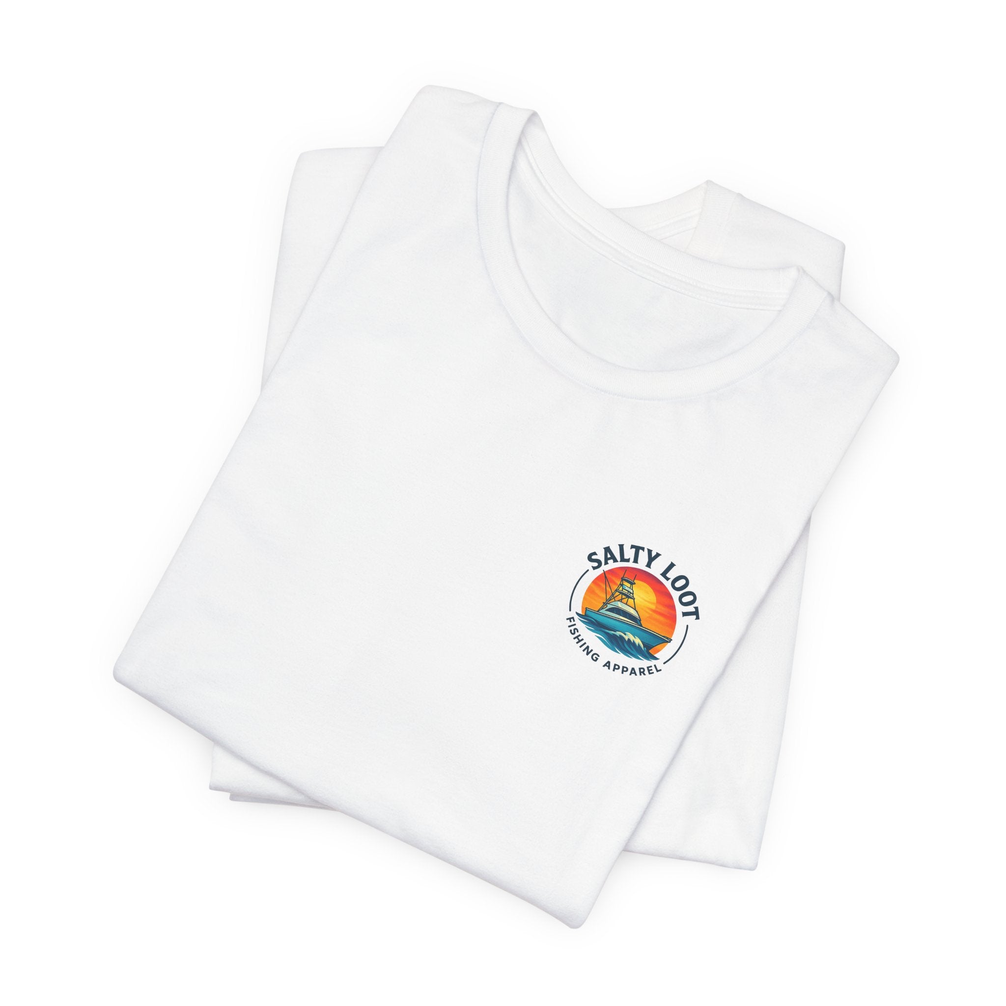 Salty Loot Graphic Tee - Unisex Short Sleeve Shirt for Beach Lovers, Fishing Enthusiasts, Ocean Adventure, Summer Gift, Casual Wear