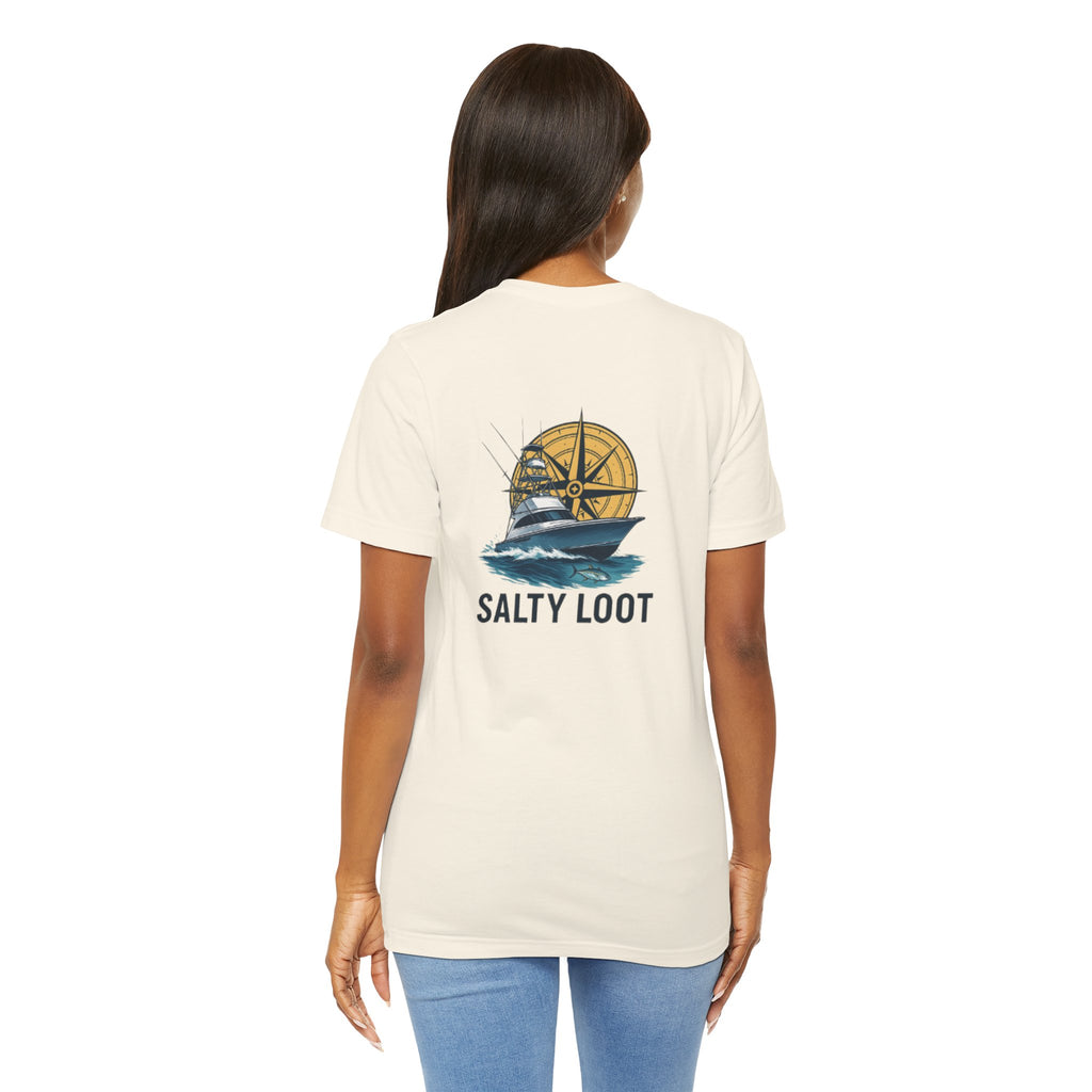 Salty Loot Adventure Tee, Unisex Graphic T-Shirt for Summer, Beach Lovers, Boating, Fishing Enthusiasts, Vacation Outfit