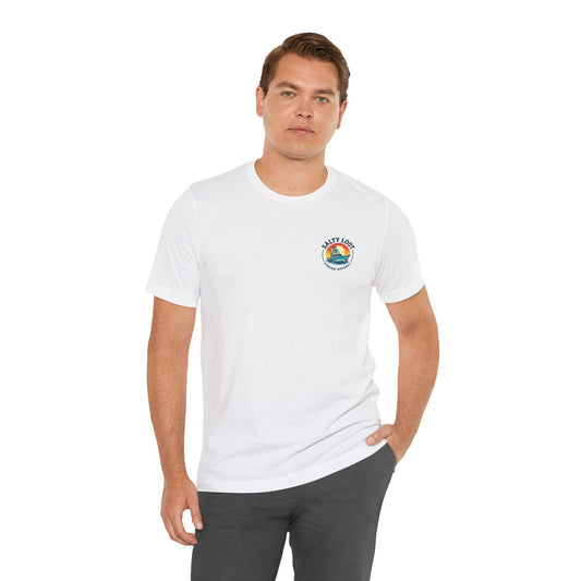 Coastal Vibes Short Sleeve Tee - Salty Loot, Beach Day Shirt, Nautical Apparel, Summer Outing Top, Casual Style Tee