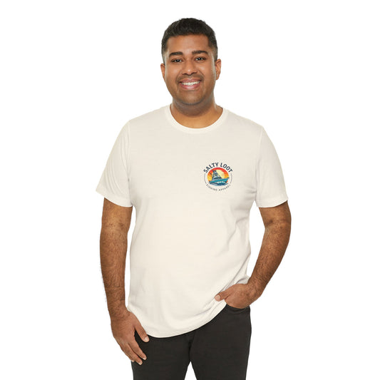 Salty Loot Adventure Tee, Unisex Graphic T-Shirt for Summer, Beach Lovers, Boating, Fishing Enthusiasts, Vacation Outfit