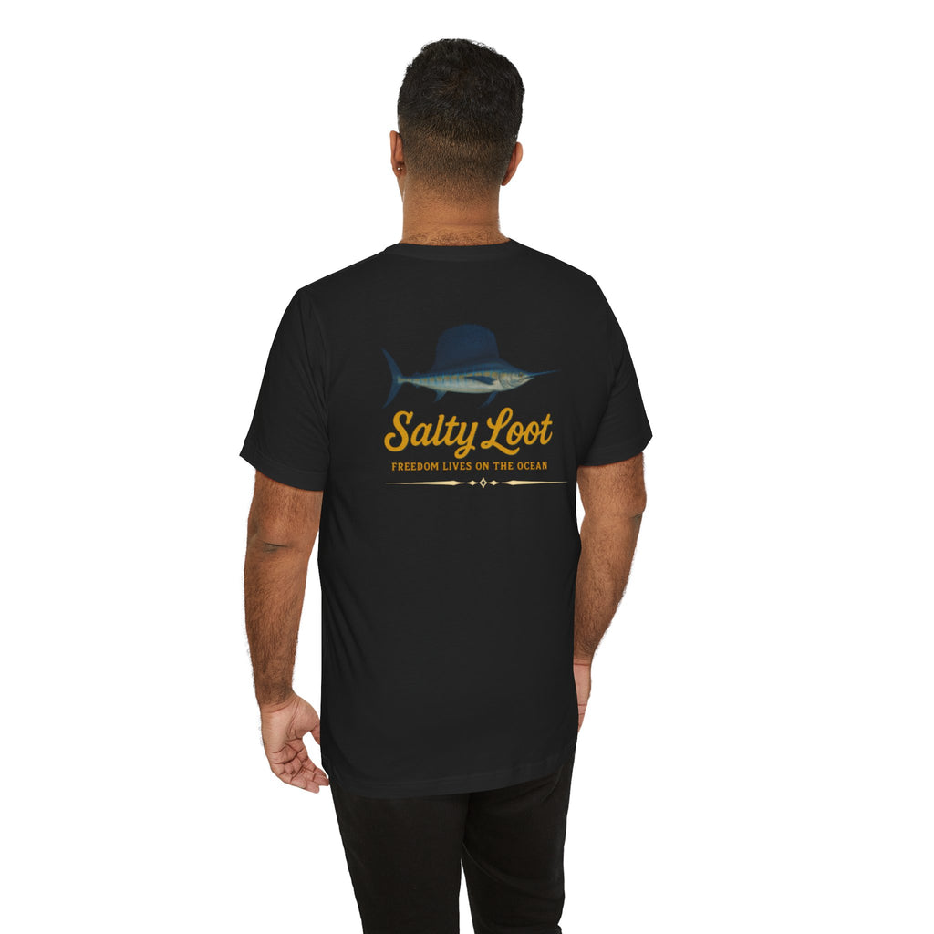 Salty Loot Fishing Adventure Tee, Cool Graphic Shirt, Unisex Summer T-Shirt, Perfect Gift for Anglers, Casual Beachwear