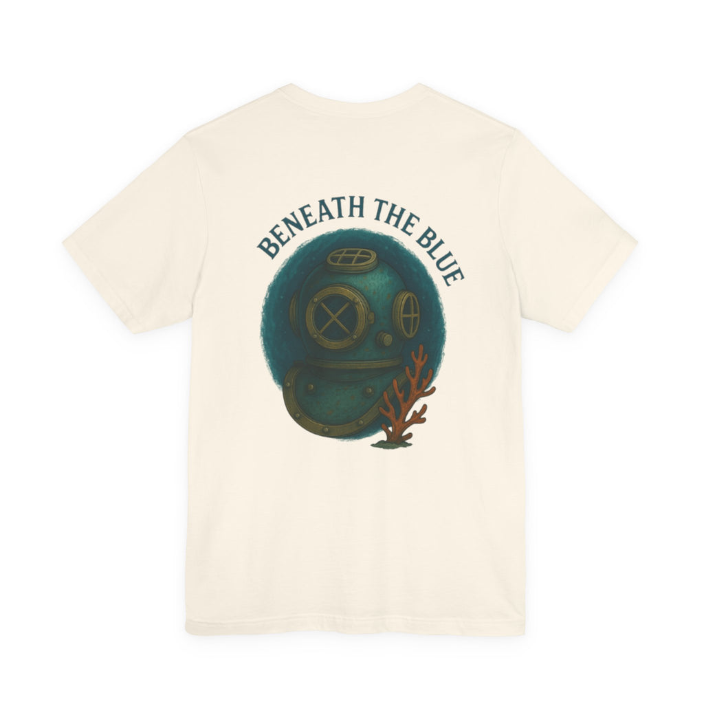 Ocean-Themed Unisex Tee, Casual Summer Shirt, Beach Vacation Outfit, Unique Dive Design, Gift for Divers and Ocean Lovers