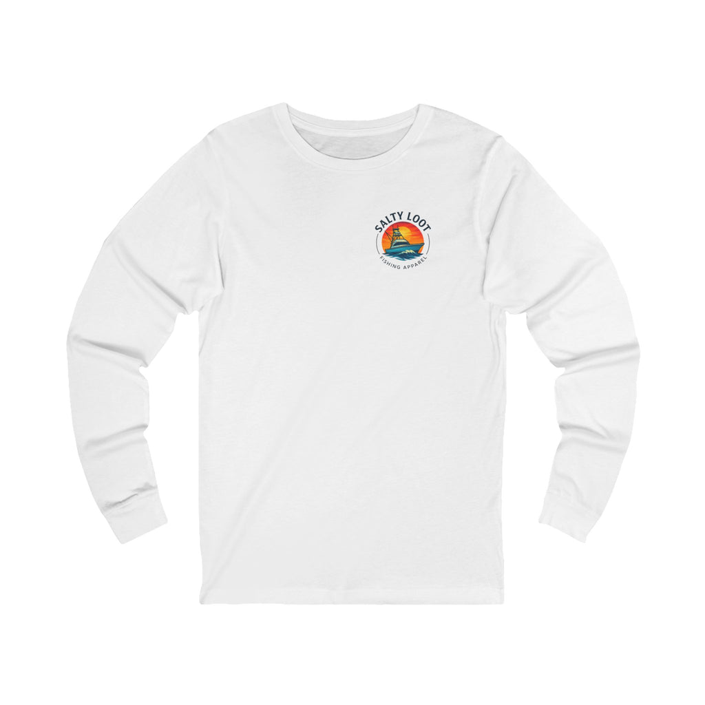 Fishing Long Sleeve Tee - Salty Loot Apparel