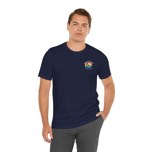 Salty Loot Unisex Short Sleeve Tee, Beach Vibes T-shirt, Summer Apparel, Vacation Style, Casual Wear, Gift for Ocean Lovers
