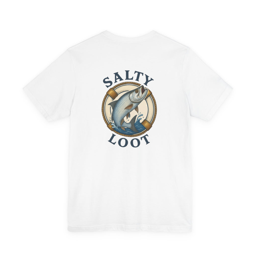 Salty Loot Graphic Tee - Unisex Short Sleeve Shirt for Beach Lovers, Fishing Enthusiasts, Ocean Adventure, Summer Gift, Casual Wear